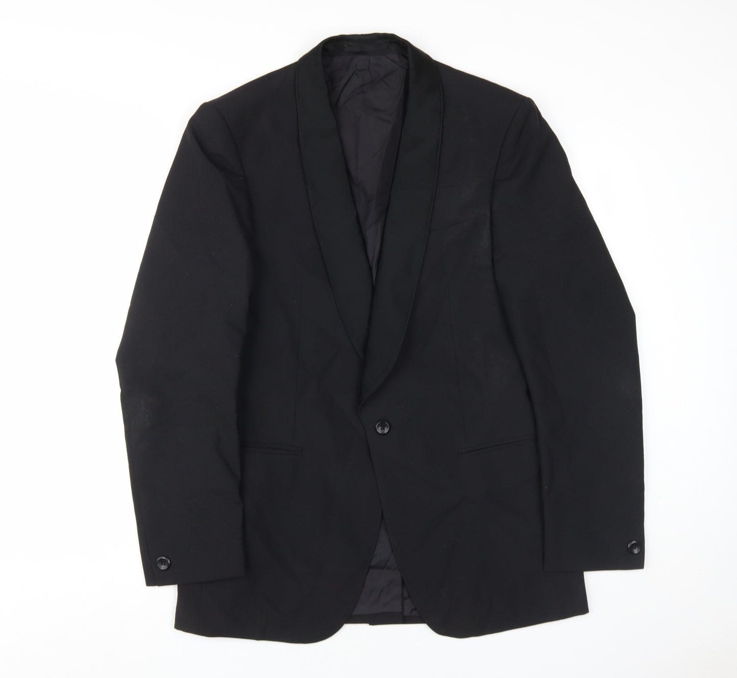 Varteks Men's Black Tuxedo Blazer, Chest 148