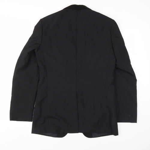 Varteks Men's Black Tuxedo Blazer, Chest 148