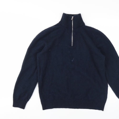 Selected Homme Men's Blue XL Wool Pullover Jumper