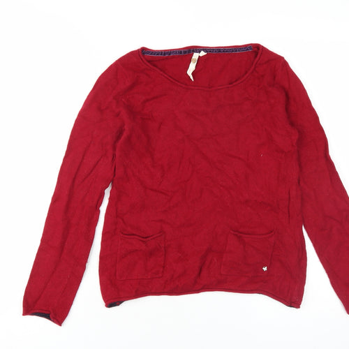 White Stuff Women's Red Pullover Jumper, Size 8