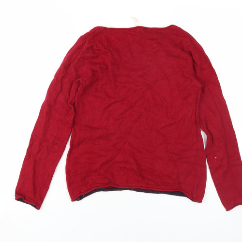White Stuff Women's Red Pullover Jumper, Size 8