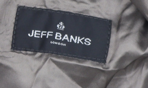Jeff Banks Men's Green Blazer, Size 38S, Wool Mix