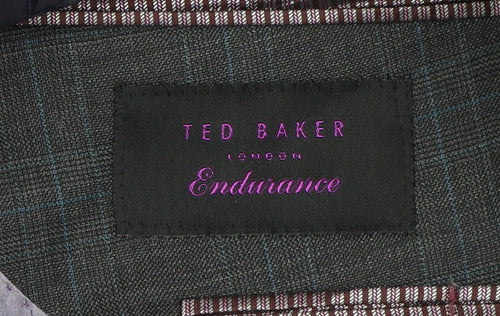 Ted Baker Men's Grey Check Blazer 42R