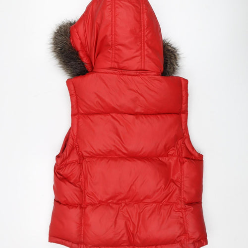 Ralph Lauren Red Women's Puffer Waistcoat M
