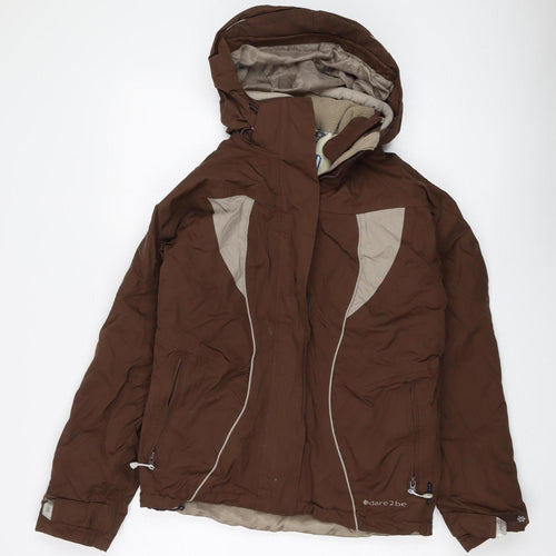 Dare2be Women's Brown 3-in-1 Jacket Size 8