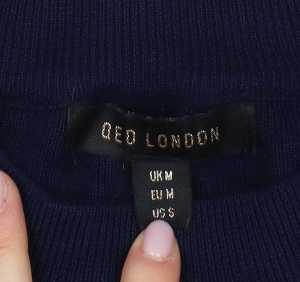 QED London Women's Blue Pullover Jumper M