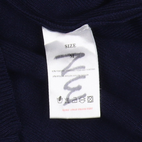 QED London Women's Blue Pullover Jumper M