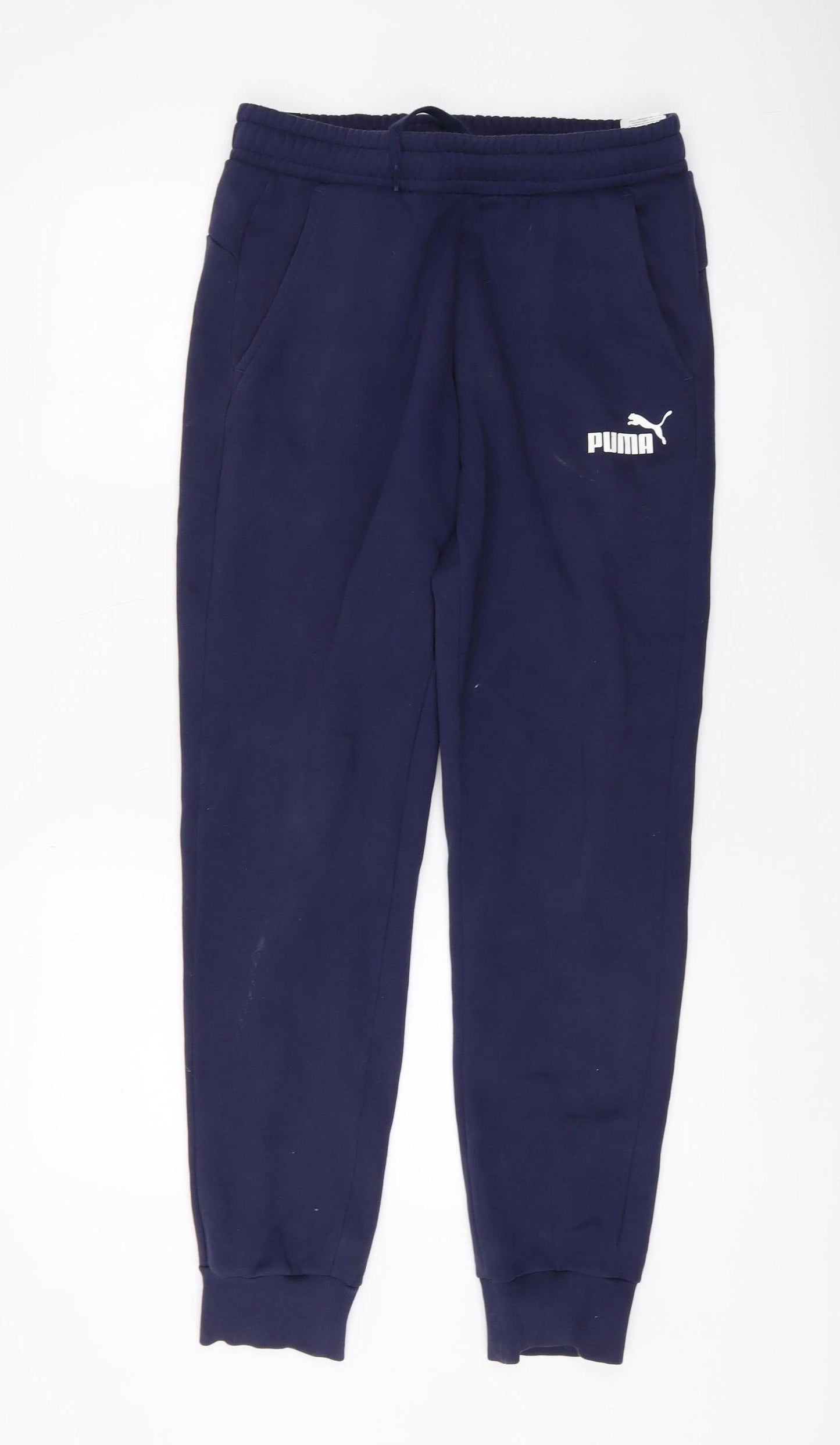 Puma Men's Blue Joggers - Medium, Casual Sportswear