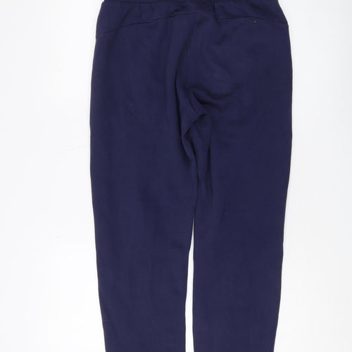 Puma Men's Blue Joggers - Medium, Casual Sportswear
