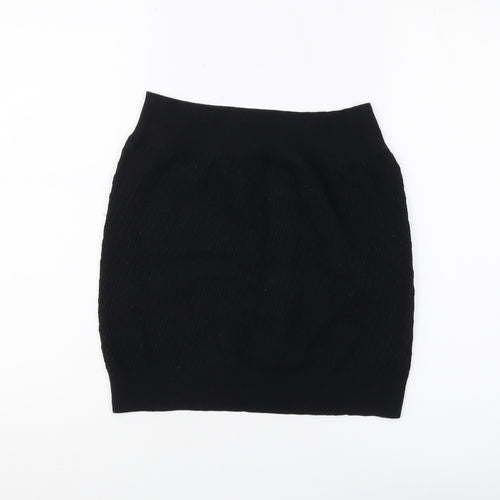 AllSaints Women's Black Knit Pencil Skirt Size 12