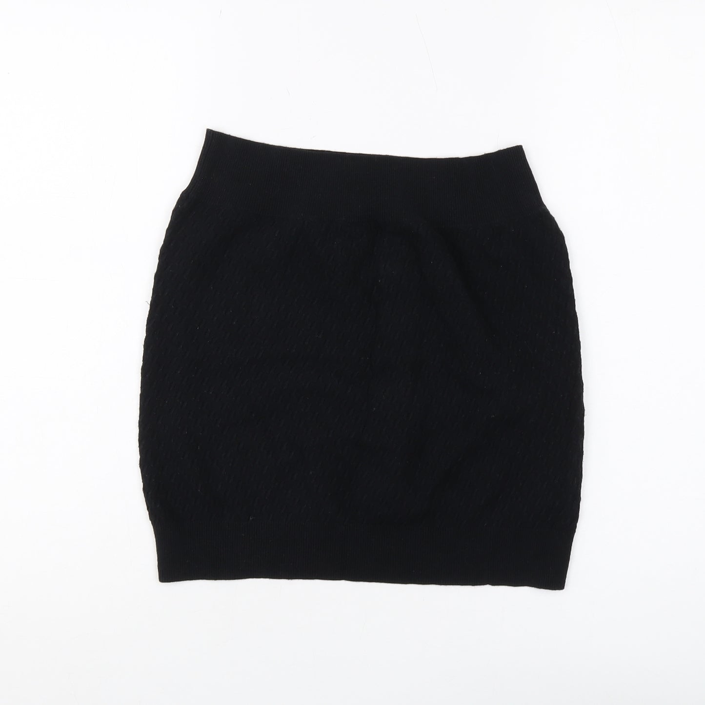 AllSaints Women's Black Knit Pencil Skirt Size 12