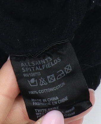 AllSaints Women's Black Knit Pencil Skirt Size 12