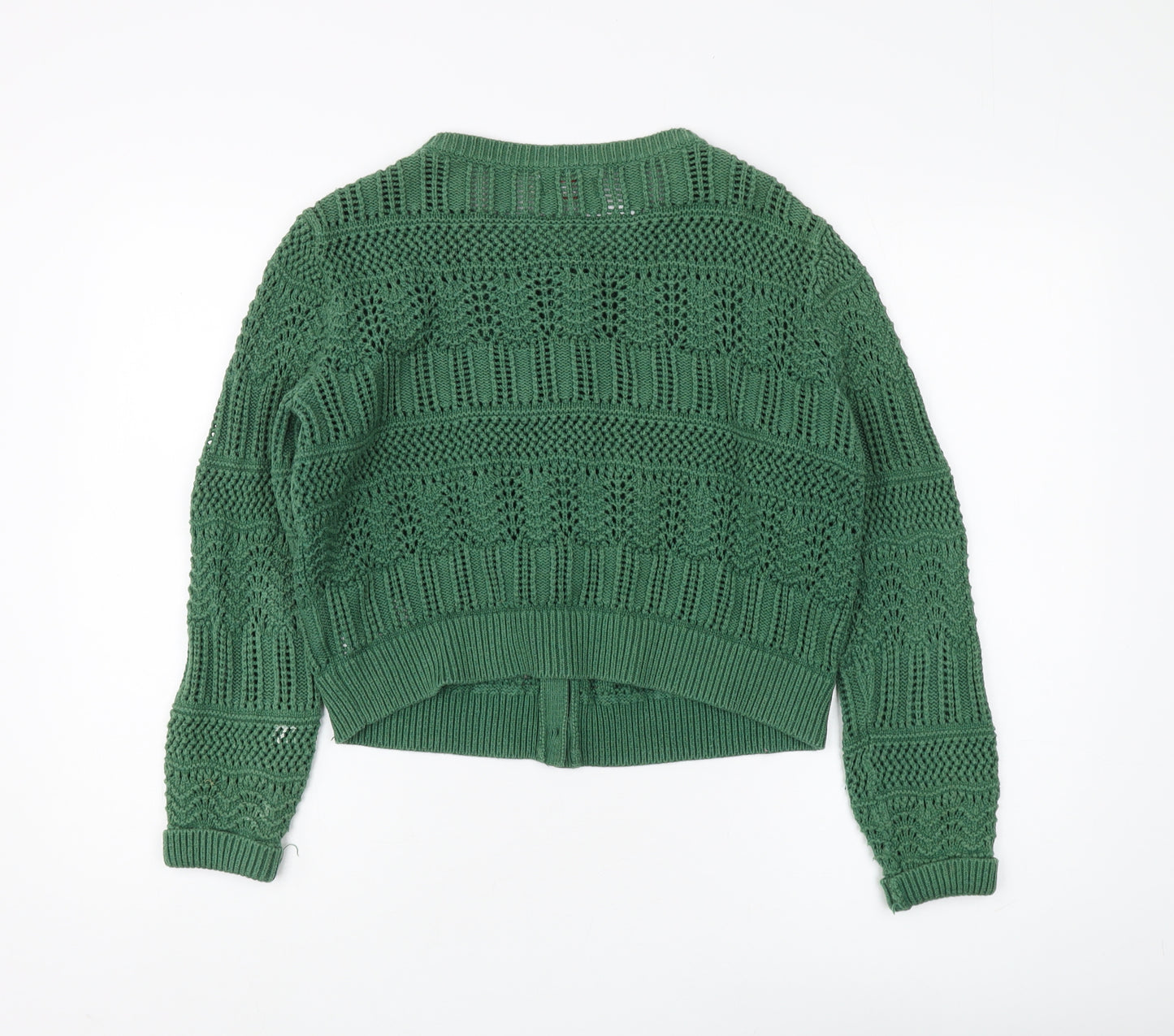 Cath Kidston Women's Green Knit Cardigan Size L