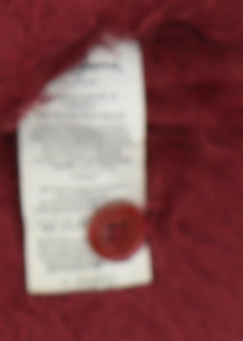 Pepe Jeans Women's Red Cardigan Size 10 V-Neck