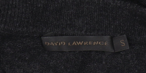 David Lawrence Women's Black Animal Print Jumper, Size S