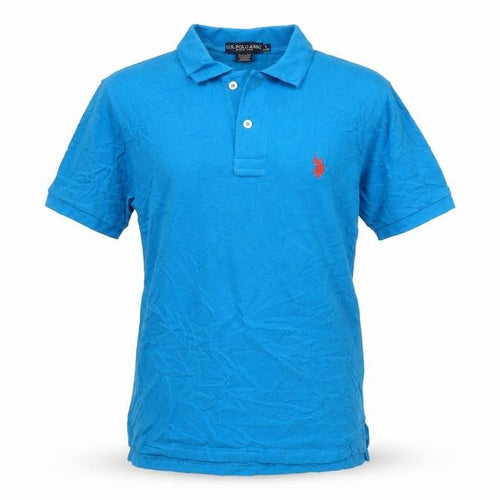U.S. Polo Assn. Women's Blue Polo Shirt Size L