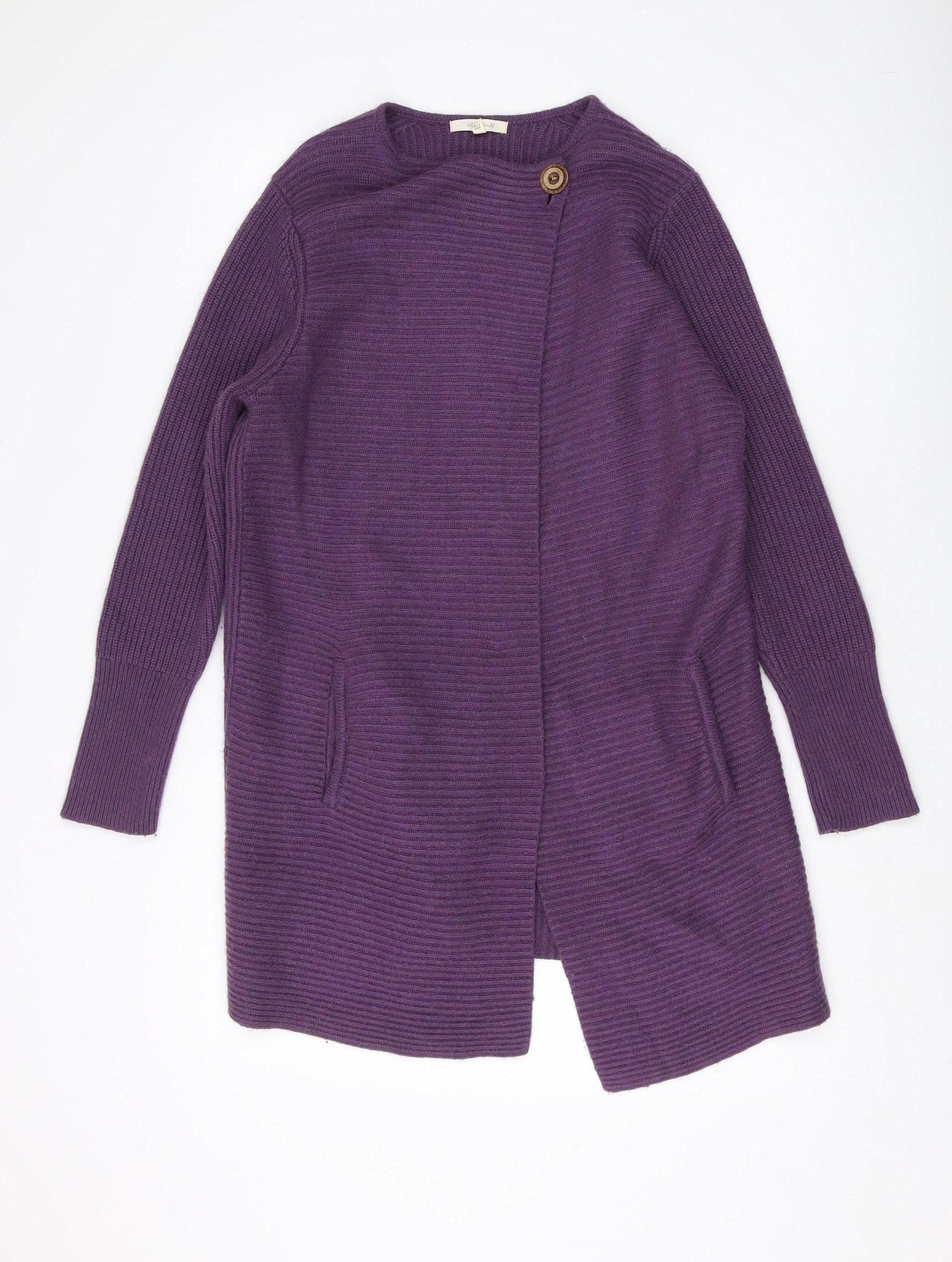 White Stuff Women's Purple Cardigan, M, Long Sleeve