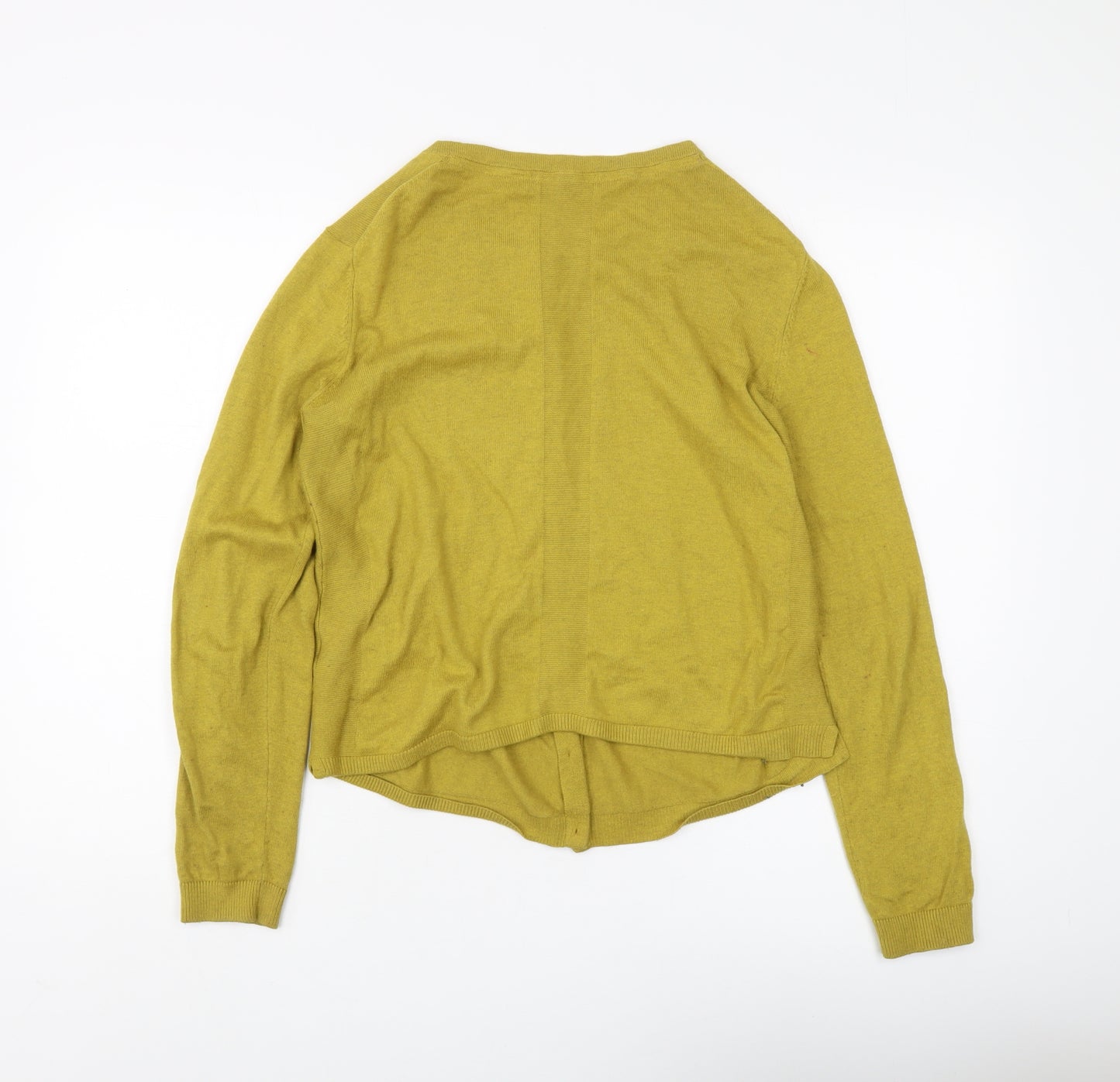 White Stuff Women's Green Cardigan UK 12 Cotton Blend