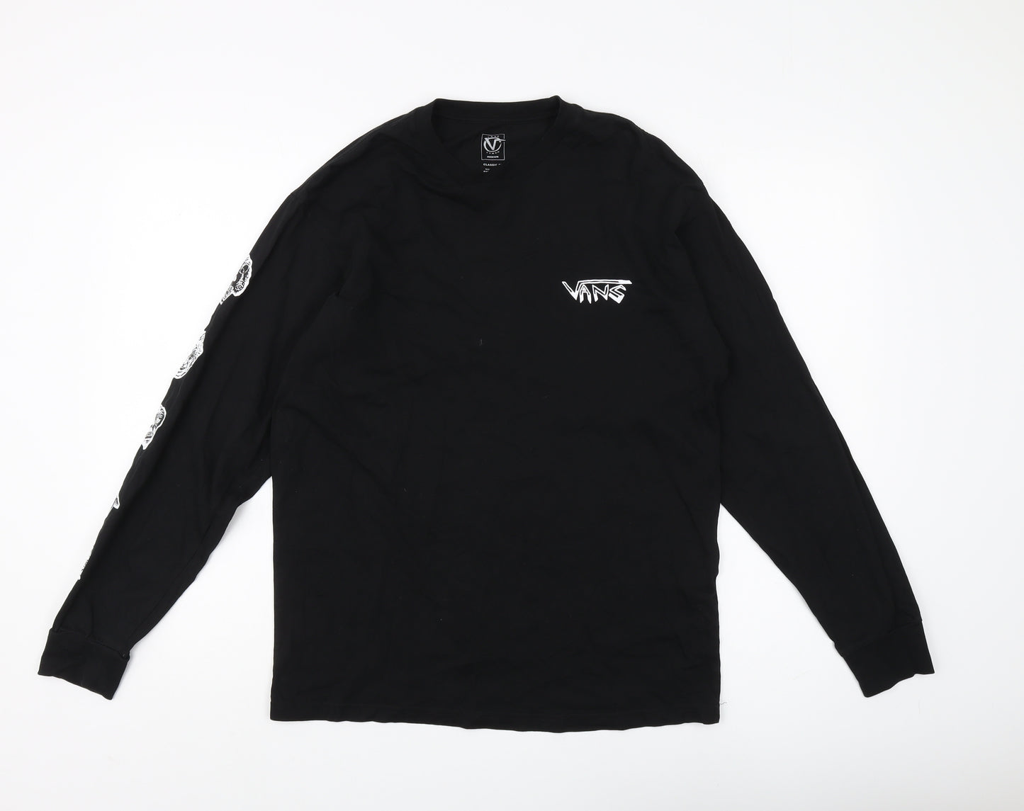Vans Black Medium Men's Long Sleeve T-Shirt