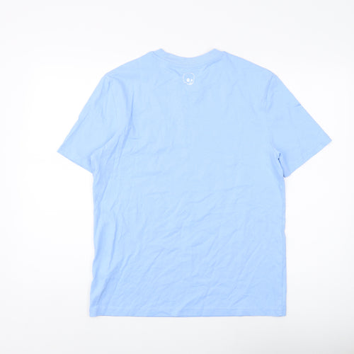 Stanley/Stella Men's Blue Graphic T-Shirt - Size S
