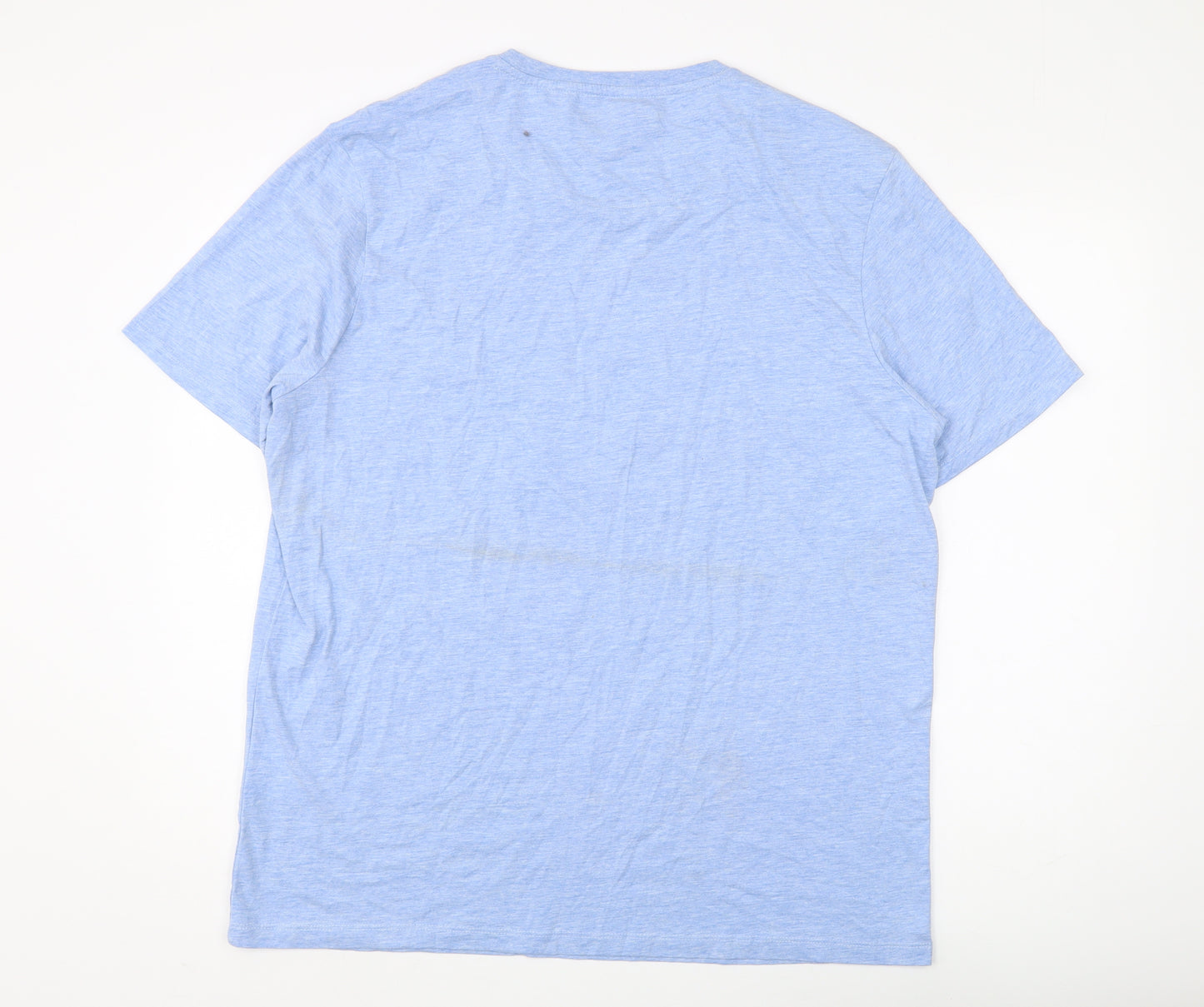Lyle & Scott Men's Blue Crew Neck T-Shirt, Size S