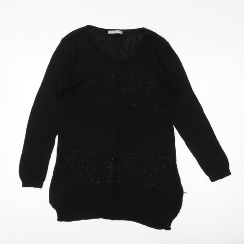 Marks and Spencer Women's Black Knit Pullover Jumper