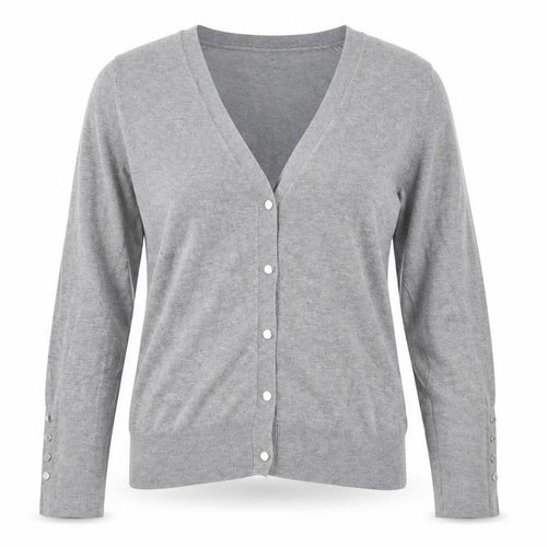 Zara Women’s Grey V-Neck Cardigan Size 12