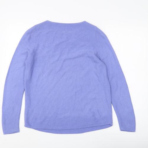 Bonmarché Women's Purple Acrylic Jumper Size 12