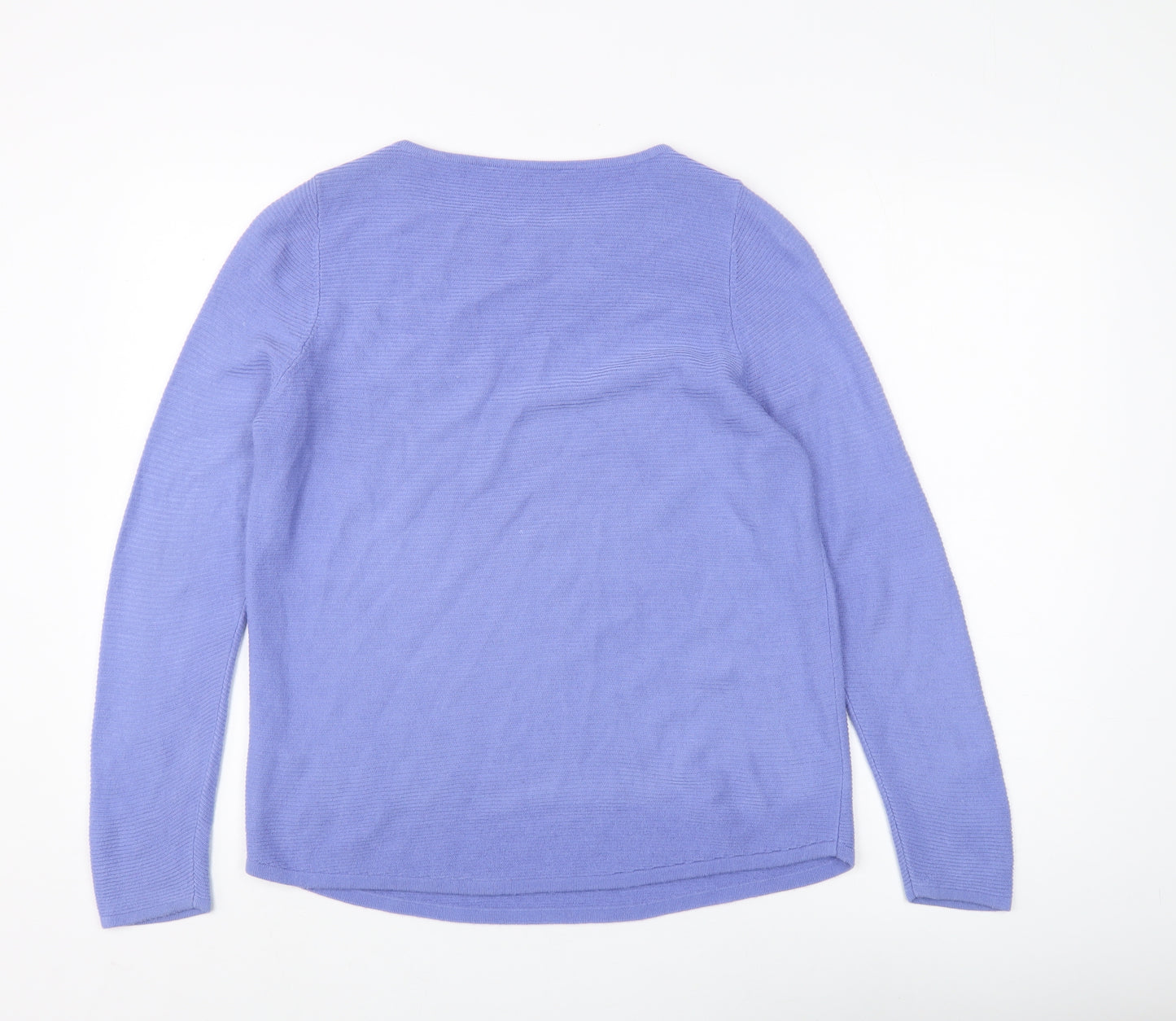 Bonmarché Women's Purple Acrylic Jumper Size 12