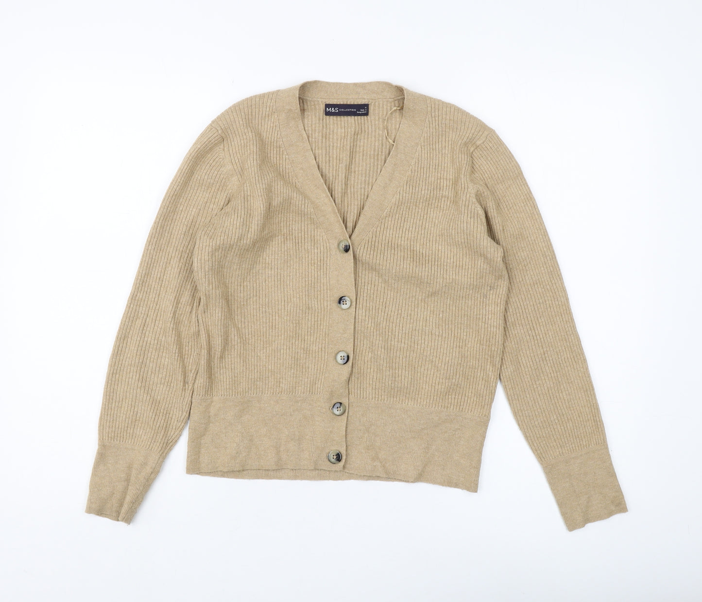 Marks and Spencer Women's Beige Cardigan Size 12