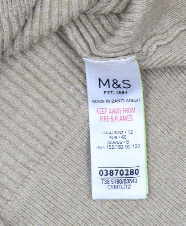 Marks and Spencer Women's Beige Cardigan Size 12