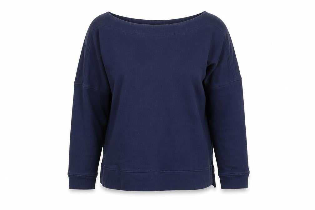 Front view of Kin by John Lewis Women's Blue Medium Pullover Sweatshirt