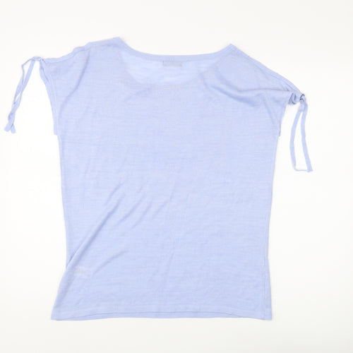 M&Co Women's Blue Knit Jumper Size 12