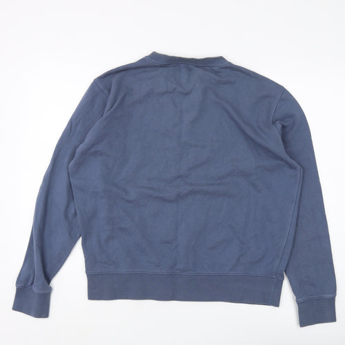 Marks and Spencer Men's Blue Sweatshirt M