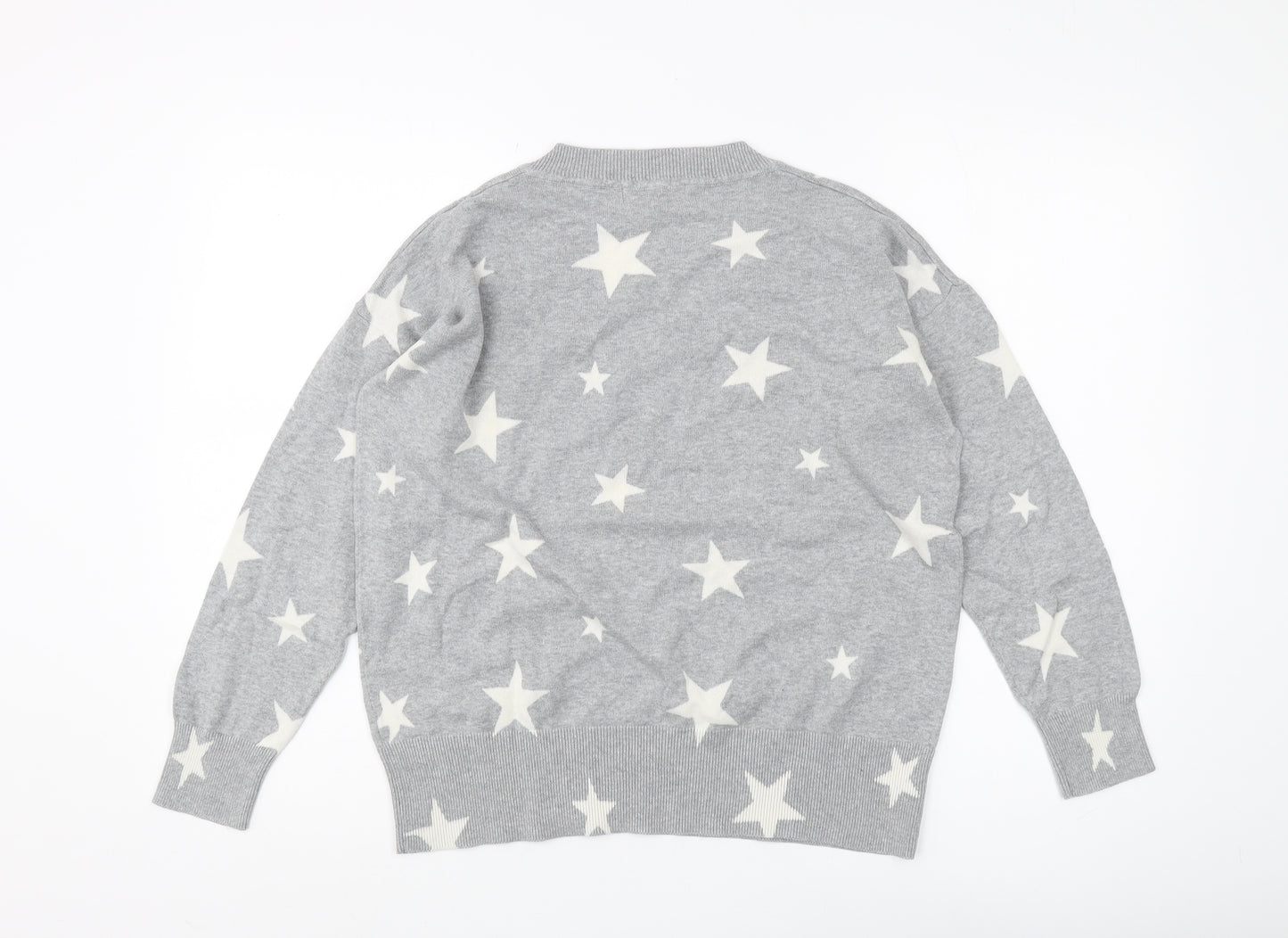 Marks & Spencer Women's Grey Star Pullover, Medium