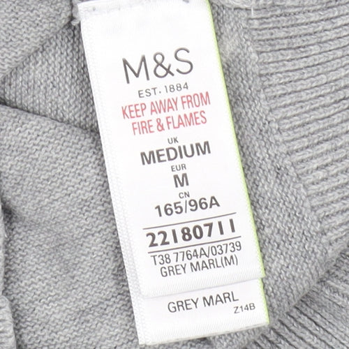 Marks & Spencer Women's Grey Star Pullover, Medium
