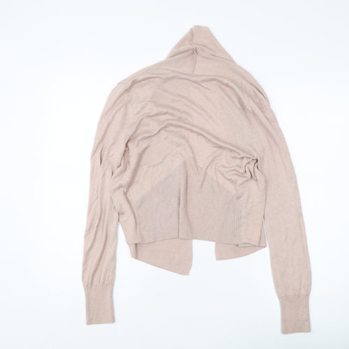 Marks and Spencer Women's Beige Cardigan, Size 8, Cowl Neck