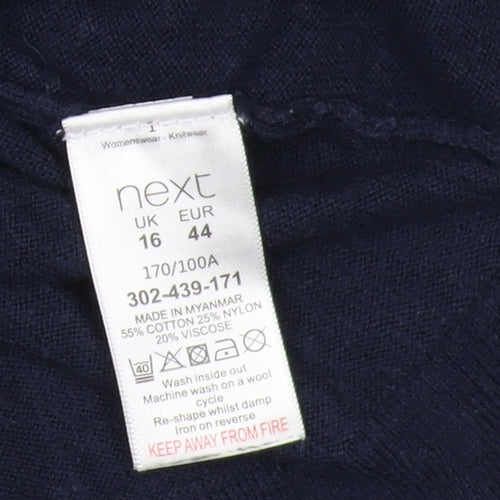 Next Women's Blue Pullover Jumper Size 16