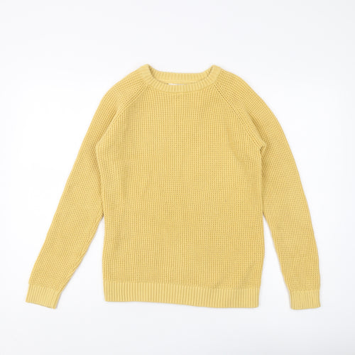 Marks and Spencer Boys Yellow Pullover Jumper 11-12 Years