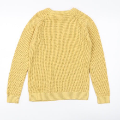 Marks and Spencer Boys Yellow Pullover Jumper 11-12 Years