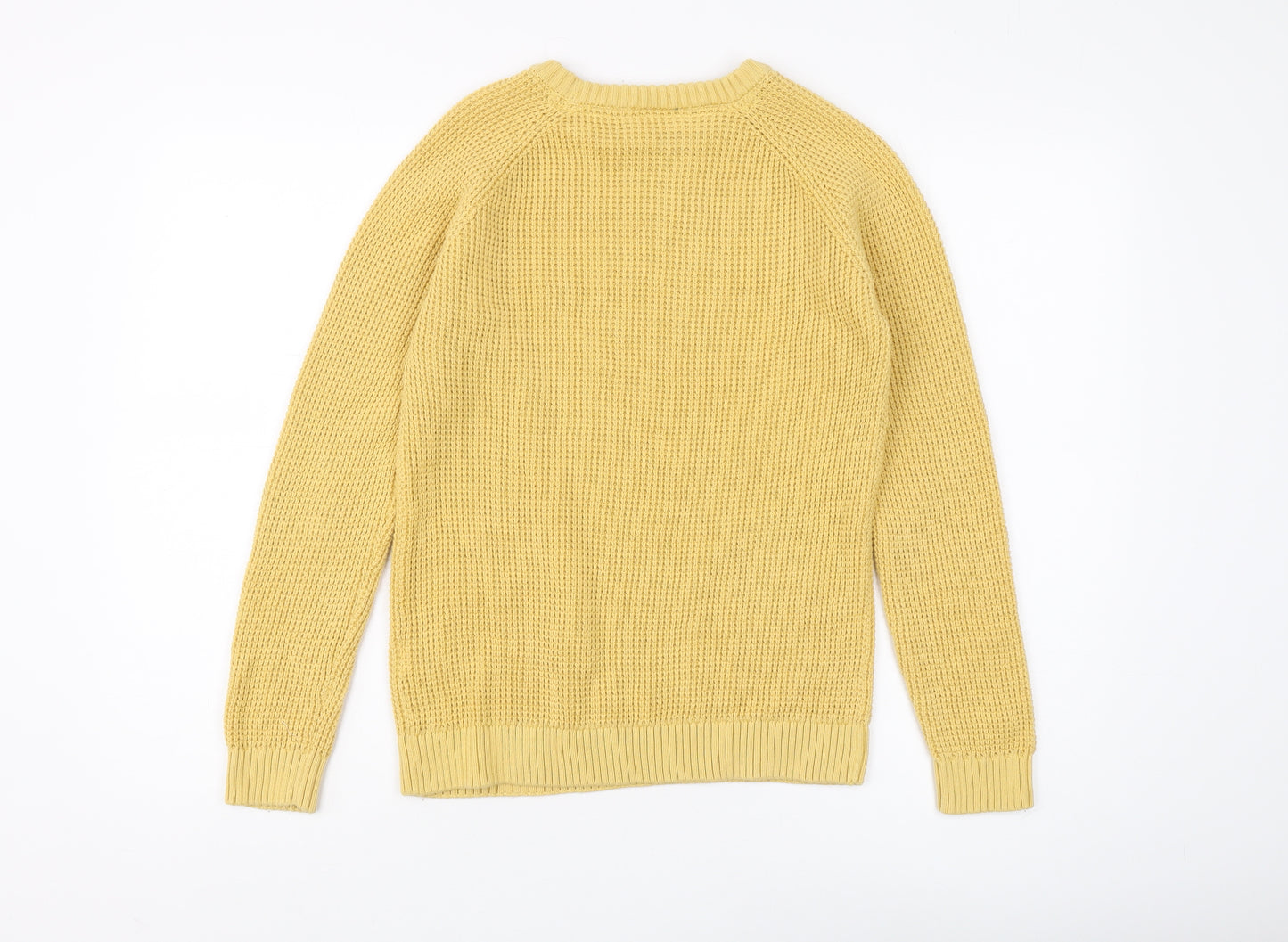 Marks and Spencer Boys Yellow Pullover Jumper 11-12 Years