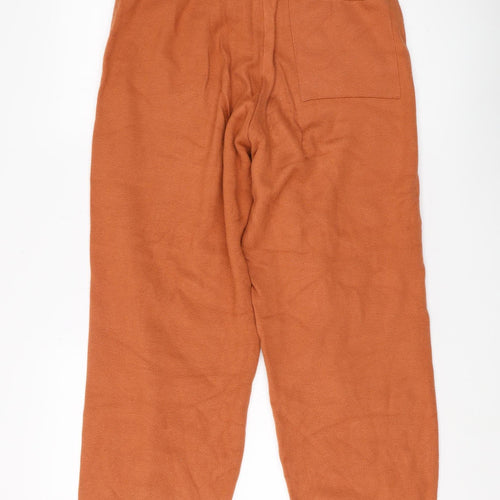 ZARA Women's Brown Jogger Trousers L - Casual Comfort