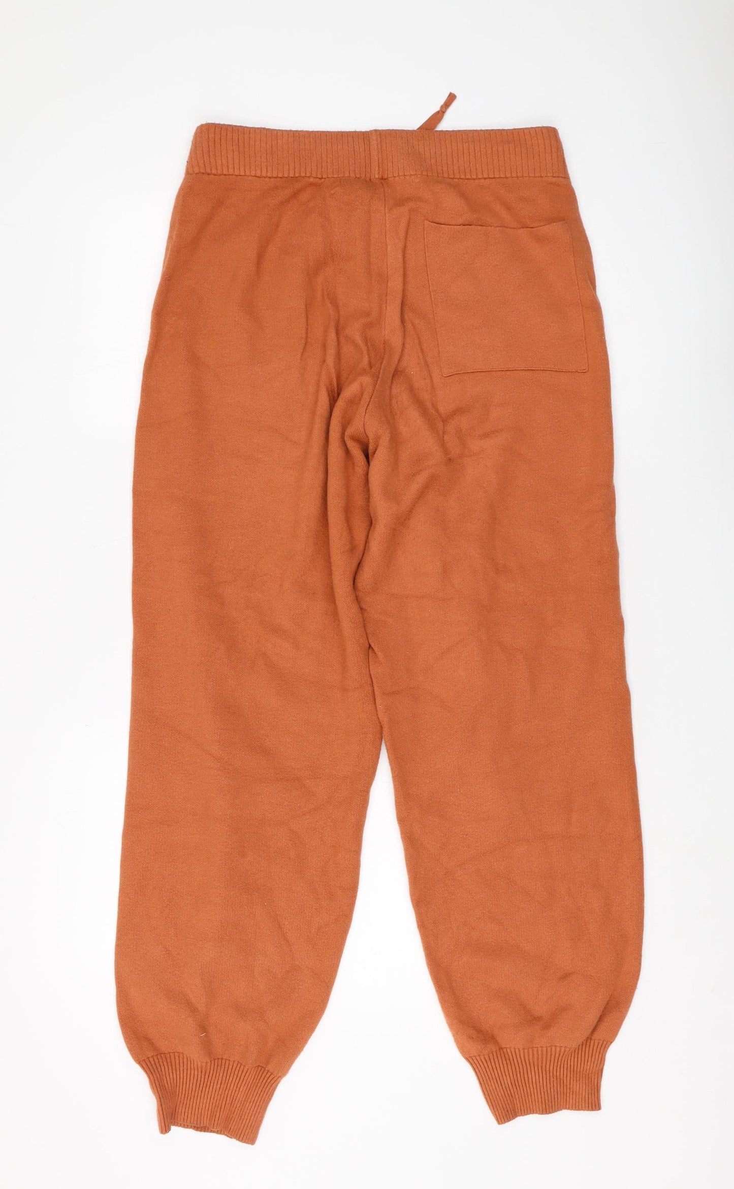 ZARA Women's Brown Jogger Trousers L - Casual Comfort