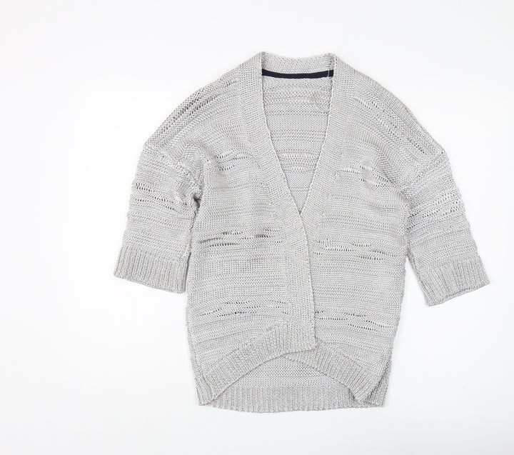 Marks and Spencer Silver Open-Knit Cardigan