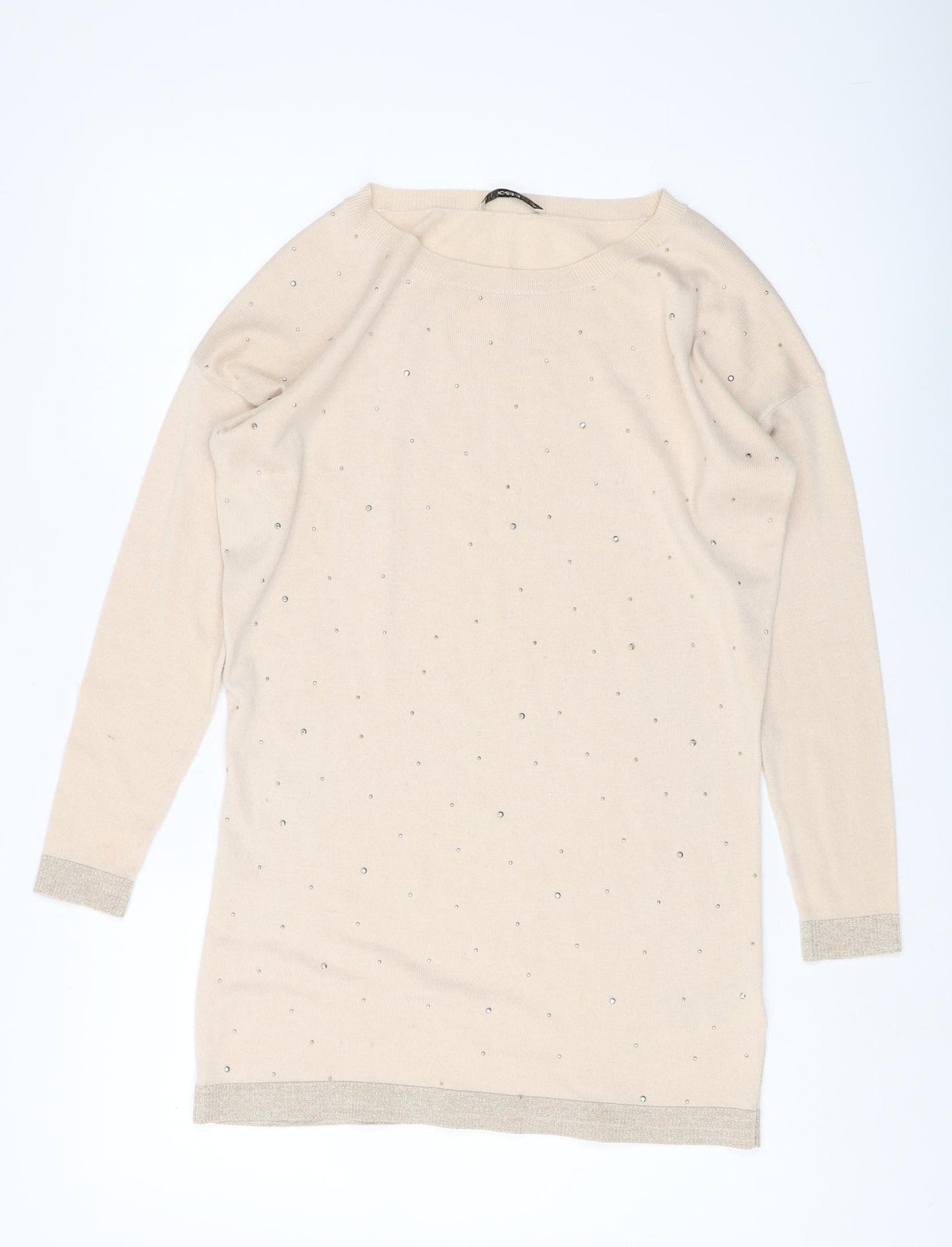 Oasis Women's Beige Pullover Jumper XS