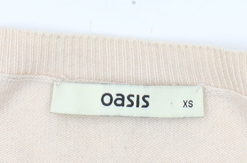 Oasis Women's Beige Pullover Jumper XS