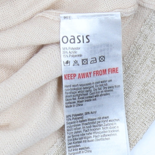 Oasis Women's Beige Pullover Jumper XS