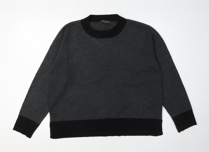 French Connection Women's Grey Pullover Jumper L