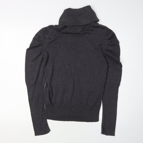 Firetrap Women's Black Roll Neck Jumper M