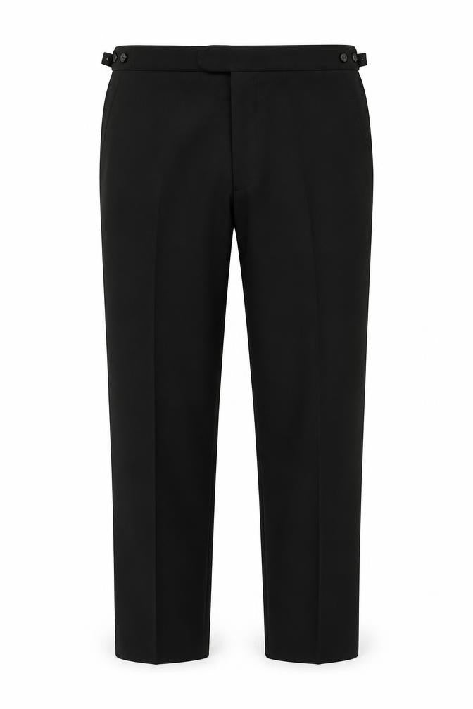 Front view of Marks & Spencer Men's Black Dress Pants, size 38